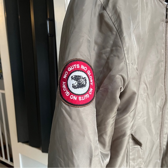 Patched Bomber Jacket - Picture 2 of 7